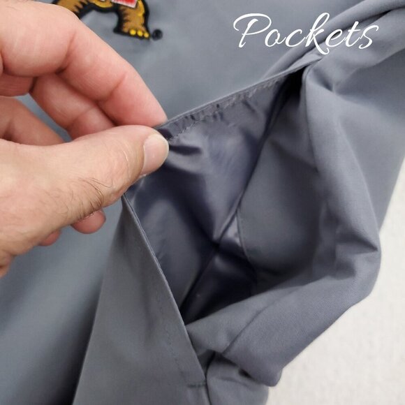 University Maryland Terrapins Windbreaker Pullover Turtle Embroidered Men's XL - Picture 6 of 14